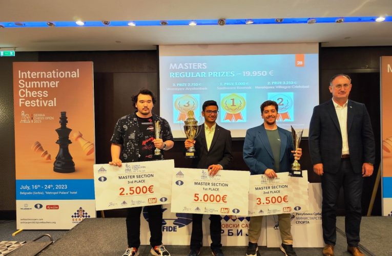 ZAVRŠEN MEĐUNARODNI ŠAHOVSKI FESTIVAL “SRBIJA OPEN 2023”