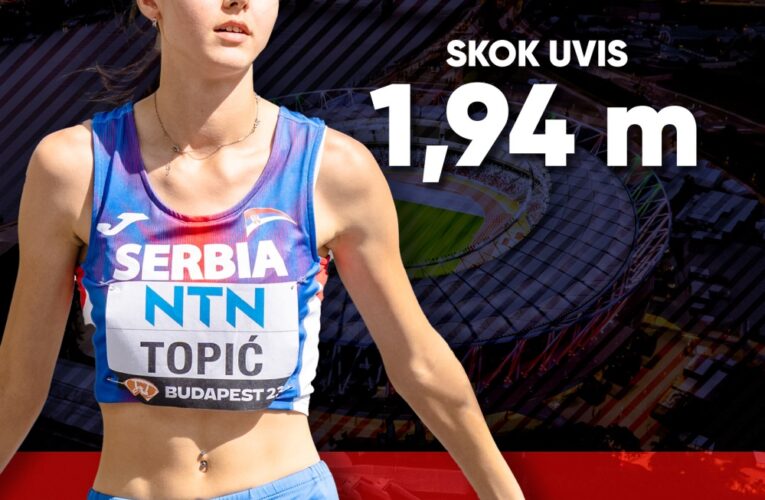 ANGELINA TOPIĆ SEDMA NA SVETU