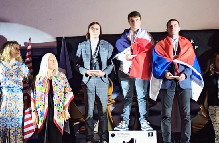 BRONZANA MEDALJA ZA LUKU BUDISAVLJEVIĆA NA ŠAHOVSKOM PRVENSTVU SVETA ZA JUNIORE