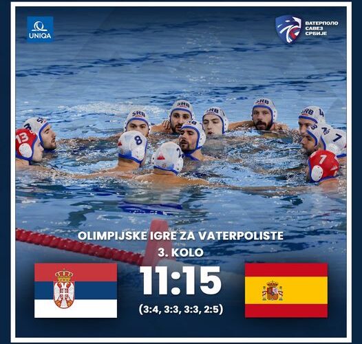 DRUGI PORAZ VATERPOLISTA, ŠPANCI BOLJI U ZAVRŠNICI!