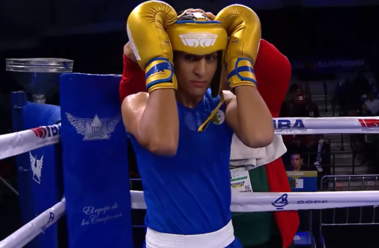 KOŠČATA ALŽIRKA IMAN, BIOLOŠKI MUŠKARAC, PREBI PROTIVNICE U RINGU