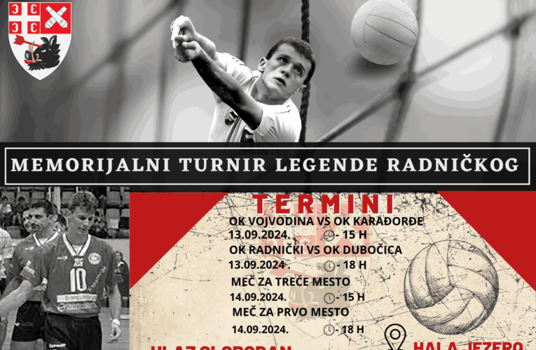 MEMORIJALNI TURNIR “LEGENDE RADNIČKOG”