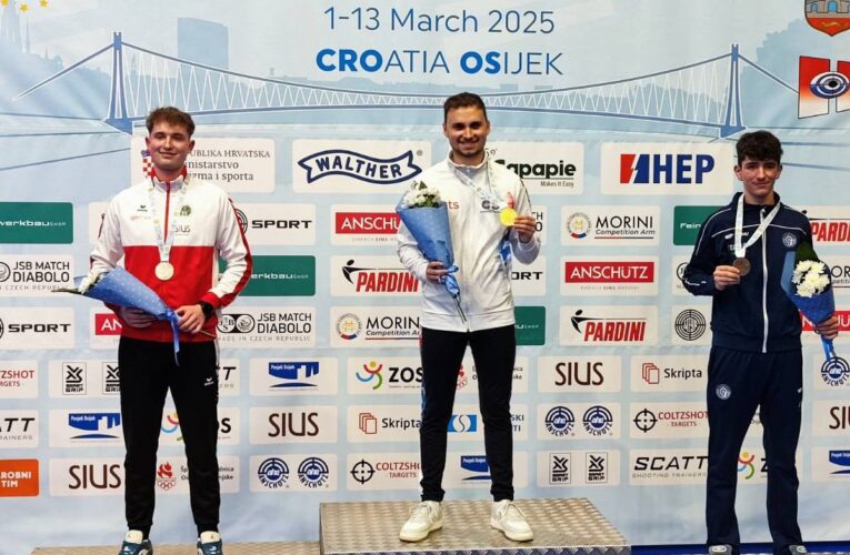 ALEKSA RAKONJAC DONEO SRBIJI ZLATO NA ŠAMPIONATU EVROPE, JUNIORKE PUŠKOM DO BRONZE