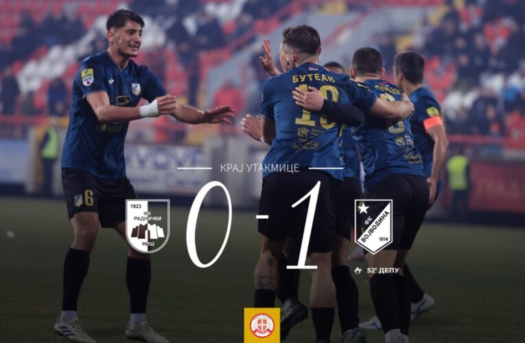 MINIMALNI TRIJUMF VOJVODINE ZA POLUFINALE KUPA SRBIJE