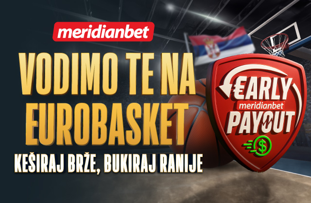 Meridian proglasio prvog dobitnika: Pogodi i ti najveću kvotu i osvoji put na Eurobasket!