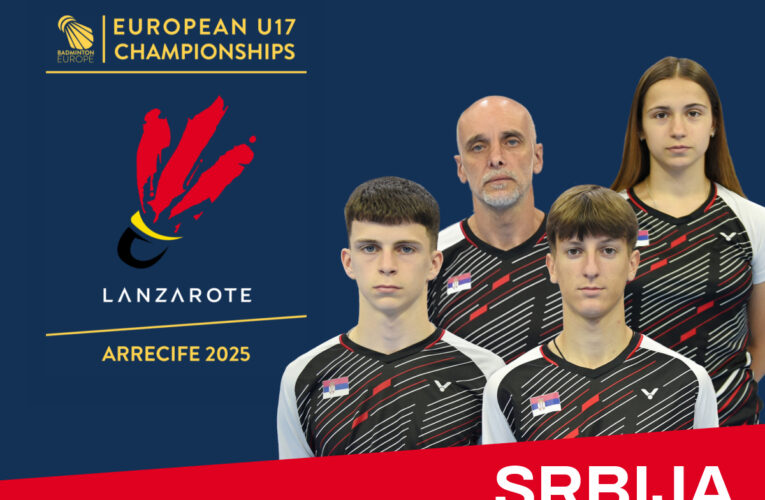 TRI SRPSKA PREDSTAVNIKA NA EP U BADMINTONU