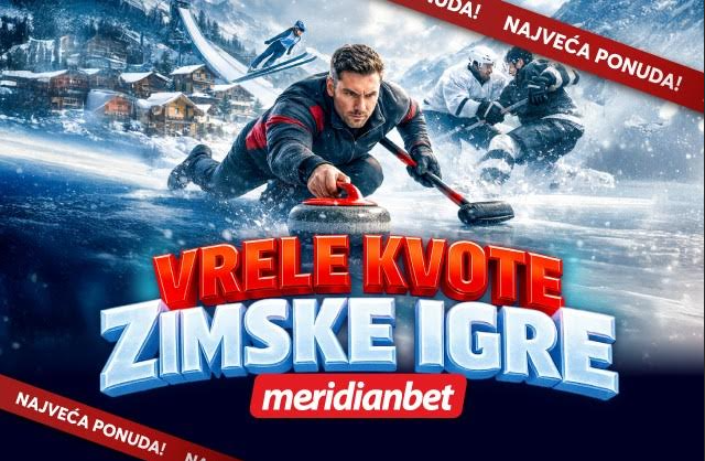 Najveća ponuda i još veće kvote za Zimske olimpijske igre – samo u Meridianu!