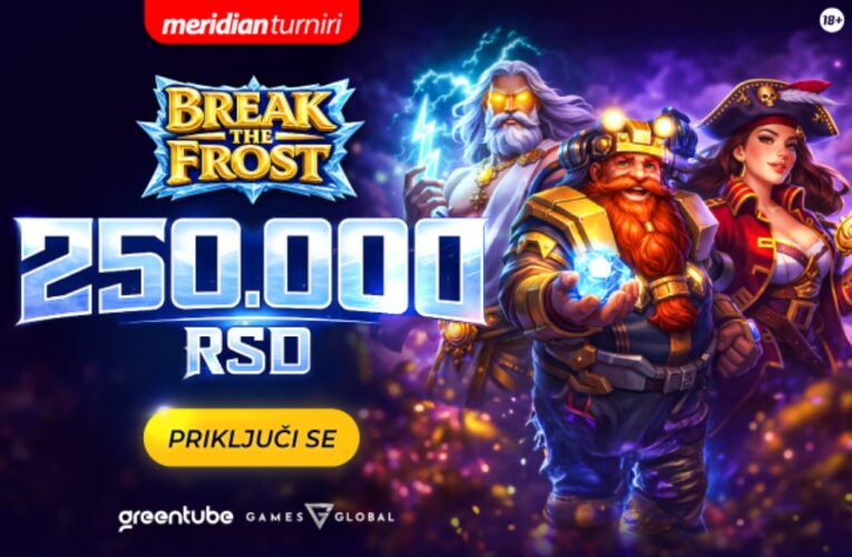 Igrajte Break the Frost i osvojite 250.000 RSD!