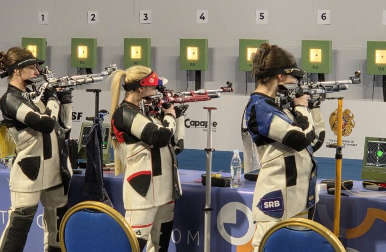 ŽENSKI TRIO TIM PUŠKOM NASTAVIO BRONZANI NIZ SRBIJE U JEREVANU