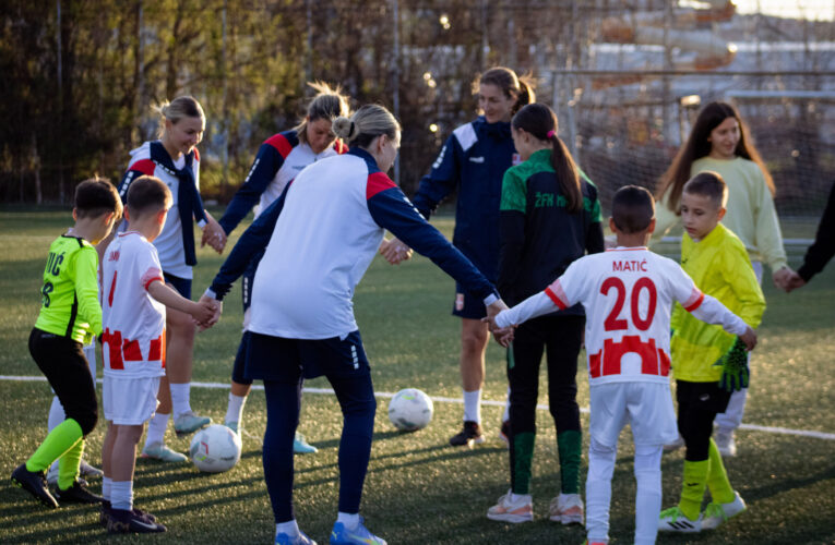 LIDIJA STOJKANOVIĆ I REPREZENTATIVKE SRBIJE DRŽALE OTVORENI TRENING ZA DEVOJČICE IZ NIŠA, JAGODINE I LESKOVCA