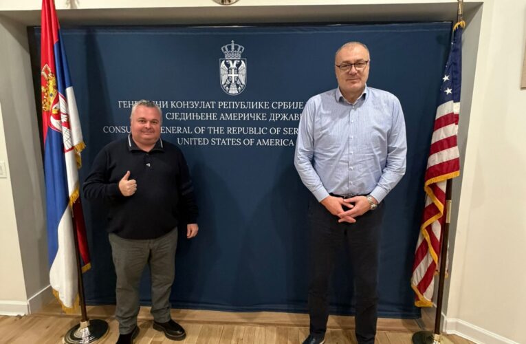 DELEGACIJA ŠKOLSKOG SPORTA U GENERALNOM KONZULATU SRBIJE U NJUJORKU