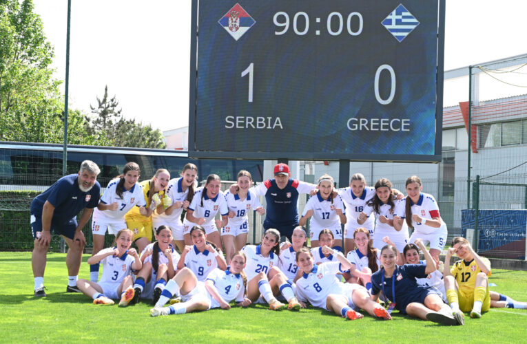 ŽENSKA KADETSKA REPREZENTACIJA SLAVILA PROTIV GRČKE ZA KRAJ UEFA RAZVOJNOG TURNIRA