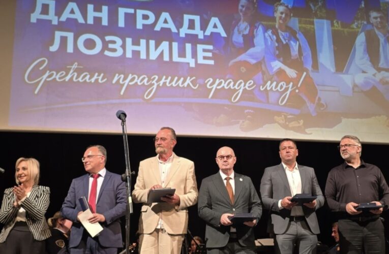 JORGIĆU PRIZNANJE GRADA LOZNICE