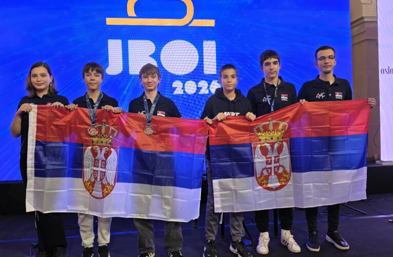 USPEH MLADIH INFORMATIČARA NA JUNIORSKOJ BALKANSKOJ OLIMPIJADI