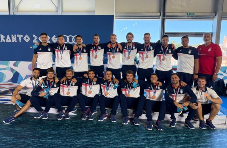 NOVA MEDALJA ZA “DELFINE” – SAVLADANA ŠPANIJA ZA BRONZU NA MEDITERANSKIM IGRAMA